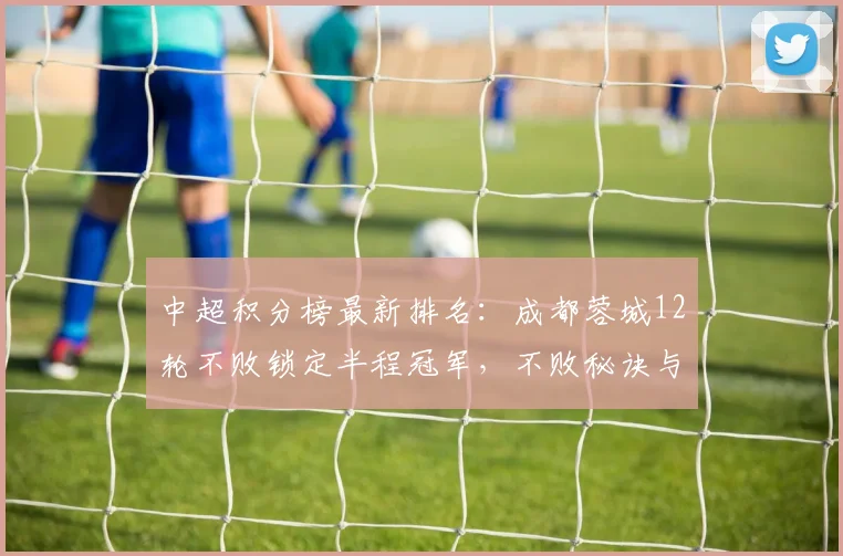 中超积分榜最新排名:成都蓉城12轮不败锁定半程冠军,不败秘诀与争冠前景分析